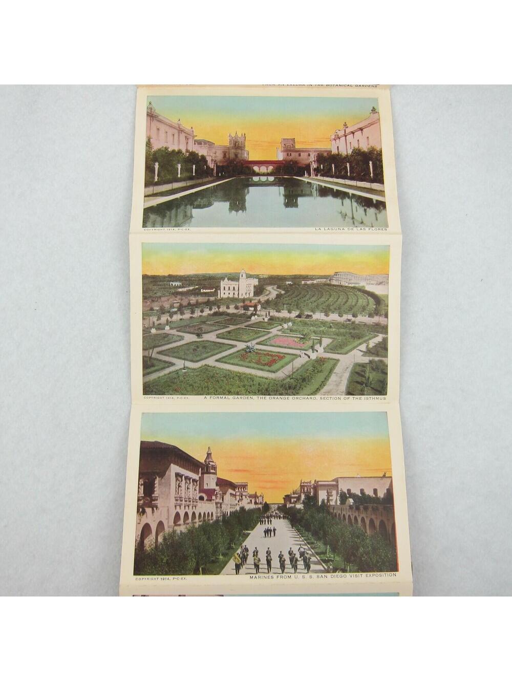 Antique 1915 San Diego Panama California Exposition 25 Postcards Folder RARE - Picture 8 of 12